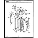 Frigidaire FRT22THAY0 door parts diagram