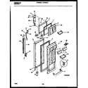 Frigidaire FRT22THAY0 door parts diagram