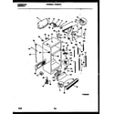 Frigidaire FRT22THAY0 cabinet parts diagram