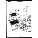 Frigidaire FRT22THAY0 system and automatic defrost parts diagram