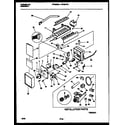 Frigidaire FRT22THAY0 ice maker and installation parts diagram