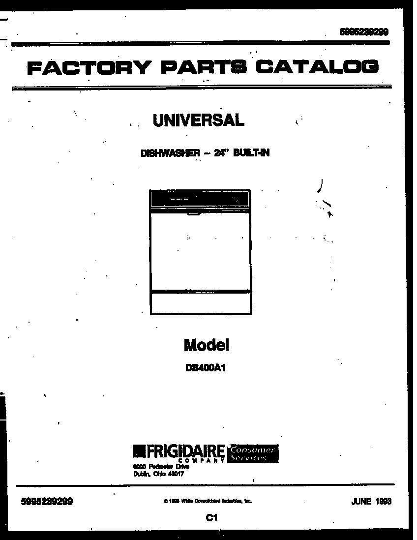 Tappan DB400A1 null diagram