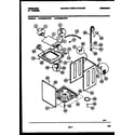 Frigidaire WA6500ADD1 cabinet parts diagram