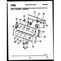 Frigidaire WA6500ADD1 console and control parts diagram