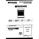 Frigidaire FEF367CABA cover diagram