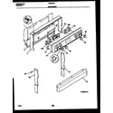 Frigidaire FEF367CABA backguard diagram