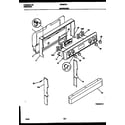 Frigidaire FEF367CASA backguard diagram