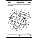 Frigidaire WA7200ADD1 console and control parts diagram