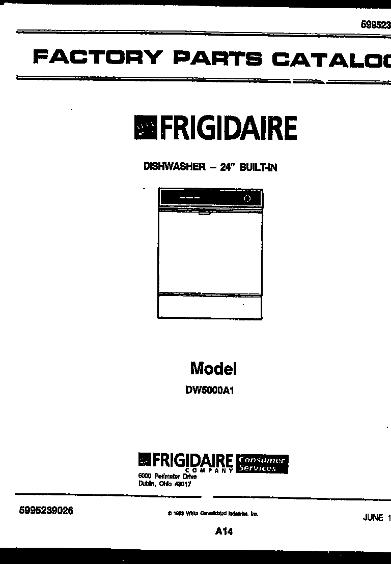 Frigidaire DW5000A1 null diagram