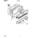 Frigidaire FGF333SAWA backguard diagram