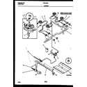 Frigidaire FGF333SAWA burner, manifold and gas control diagram