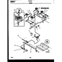 Frigidaire FGF343BADA burner parts diagram