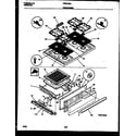Frigidaire FGF313BADA cooktop and broiler drawer parts diagram