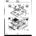 Frigidaire CG301SP2W3 cooktop and broiler drawer parts diagram