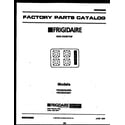 Frigidaire FGC3X4XADA cover diagram