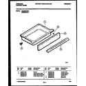 Frigidaire FES300WAB1 drawer parts diagram