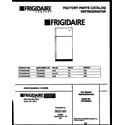 Frigidaire FRT24WRAW0 cover diagram