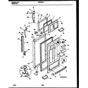 Frigidaire FRT24WRAW0 door parts diagram