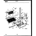 Frigidaire FRT24WRAW0 system and automatic defrost parts diagram