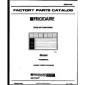 Frigidaire FAC083S7A2 front cover diagram