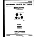 Frigidaire FEC6X6XAWA cover diagram