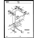 Frigidaire CP302BP2W2 burner, manifold and gas control diagram