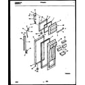 Frigidaire FRT20QRAD0 door parts diagram