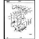 Frigidaire FRT20QRAD0 cabinet parts diagram