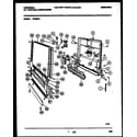 Kelvinator DP400A1 door parts diagram