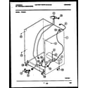 Kelvinator DP400A1 cabinet parts diagram