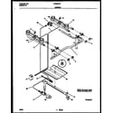 White-Westinghouse CP303VC3D1 burner, manifold and gas control diagram