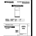 Frigidaire FRT22QRAD3 cover diagram
