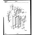 Frigidaire FRT22QRAD3 door parts diagram