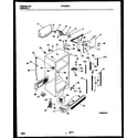 Frigidaire FRT22QRAD3 cabinet parts diagram
