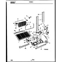 Frigidaire FRT26XHAW0 system and automatic defrost parts diagram