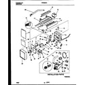 Frigidaire FRT26XHAW0 ice maker and installation parts diagram