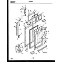 Frigidaire FRT26WRAB0 door parts diagram