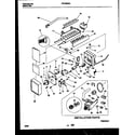 Frigidaire FRT26WRAB0 ice maker and installation parts diagram