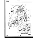 Frigidaire FRT26WRAB0 ice maker and installation parts diagram