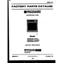 Frigidaire FEB556DBTA cover diagram