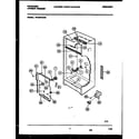 Frigidaire FFU20F6AW3 interior parts diagram
