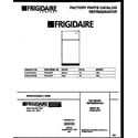 Frigidaire FPDA18TPW2 cover diagram