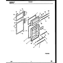 Frigidaire FPDA18TPW2 door parts diagram