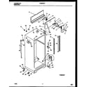 Frigidaire FPES19TPW1 cabinet parts diagram