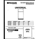 Universal/Multiflex (Frigidaire) MRT17CRAW0 cover diagram