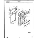 Universal/Multiflex (Frigidaire) MRT17CRAW0 door parts diagram