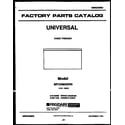 Universal/Multiflex (Frigidaire) MFC05M3BW0 null diagram