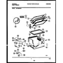 Universal/Multiflex (Frigidaire) MFC05M3BW0 chest freezer parts diagram