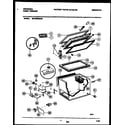 Universal/Multiflex (Frigidaire) MFC09M2BW0 chest freezer parts diagram