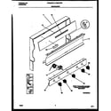 White-Westinghouse CG300SP2W5 backguard diagram